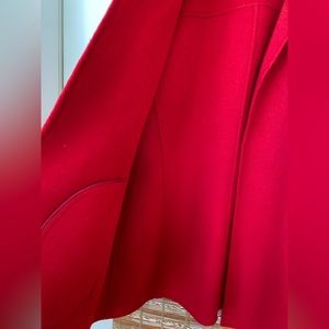 Red wool jacket, size 10